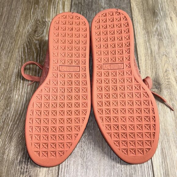 Puma Big Kids Youth US Size 6 C Desert Flower Pink Suede 35511069 Sneaker Shoes - Picture 12 of 12